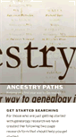 Mobile Screenshot of ancestrypaths.com